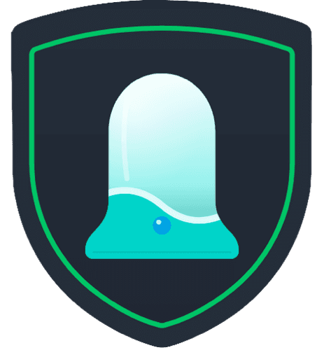 AttenShun app icon: a beacon light inside a shield